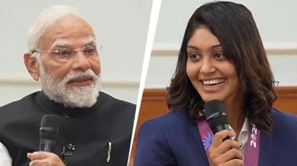 “सर, आपका स्किनकेयर रूटीन क्या है?” — हरलीन देओल के मजेदार सवाल पर ठहाकों से गूंजा पीएम आवास, पीएम मोदी का जवाब जीत गया दिल