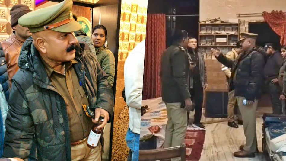 स्पा सेंटर की आड़ में चल रहा था अवैध धंधा